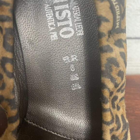 Mephisto ballet flat animal print air relax slip on womens 8+8 1/2 comfort shoe - Picture 14 of 14